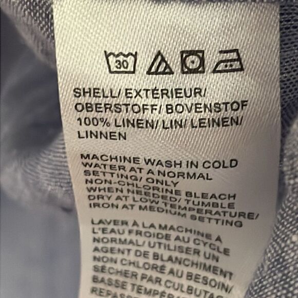 Saks Fifth Avenue Embroidered Linen Tunic - Picture 4 of 5